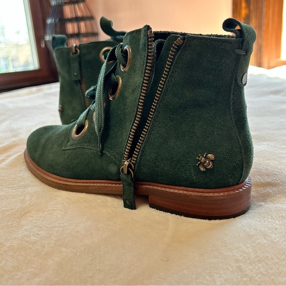 Kelsi Dagger Green Suede Boots 6.5 - Picture 3 of 7